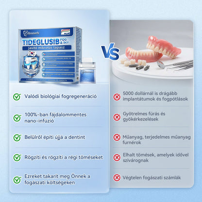 🦷𝐆𝐥𝐢𝐦𝐦𝐞𝐫𝐥𝐲® Tideglusib Fog & íny Javító mikrotűs tapasz | Fejlett őssejt-aktiváló fogcsíkok (újjáépíti a fogzománcot és a dentint • erősíti az ínyt • megszünteti a fogkövet és a szagokat • megállítja a fogérzékenységet)) 3.0