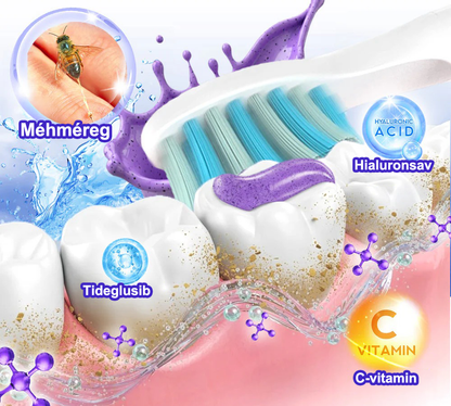🌟 Rolimey® VioCore Propolisz fogkrém 🦷 Fogfájás enyhítése 3 nap alatt · 7 napos ínyregeneráció · Parodontális betegségek megelőzése · Méhméreg és természetes ásványi anyagok tökéletes kombinációja 🌟