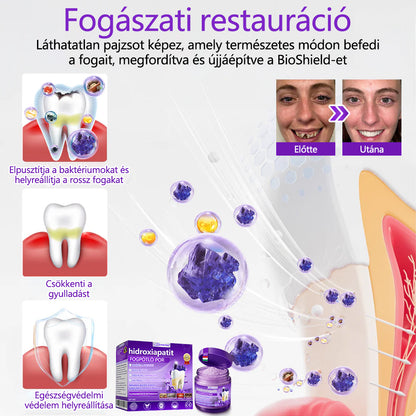 𝐷𝑜𝒓𝒎𝒐𝒓𝑛𝑎® Fogregeneráló és -javító por hidroxiapatittal 🦷 (hatékonyan javítja a fogszuvasodást, az ínyproblémákat, a fogak túlérzékenységét, a szájfekélyeket és a fogak sárgulását, átfogóan javítva a szájhigiéniát) 🍀
