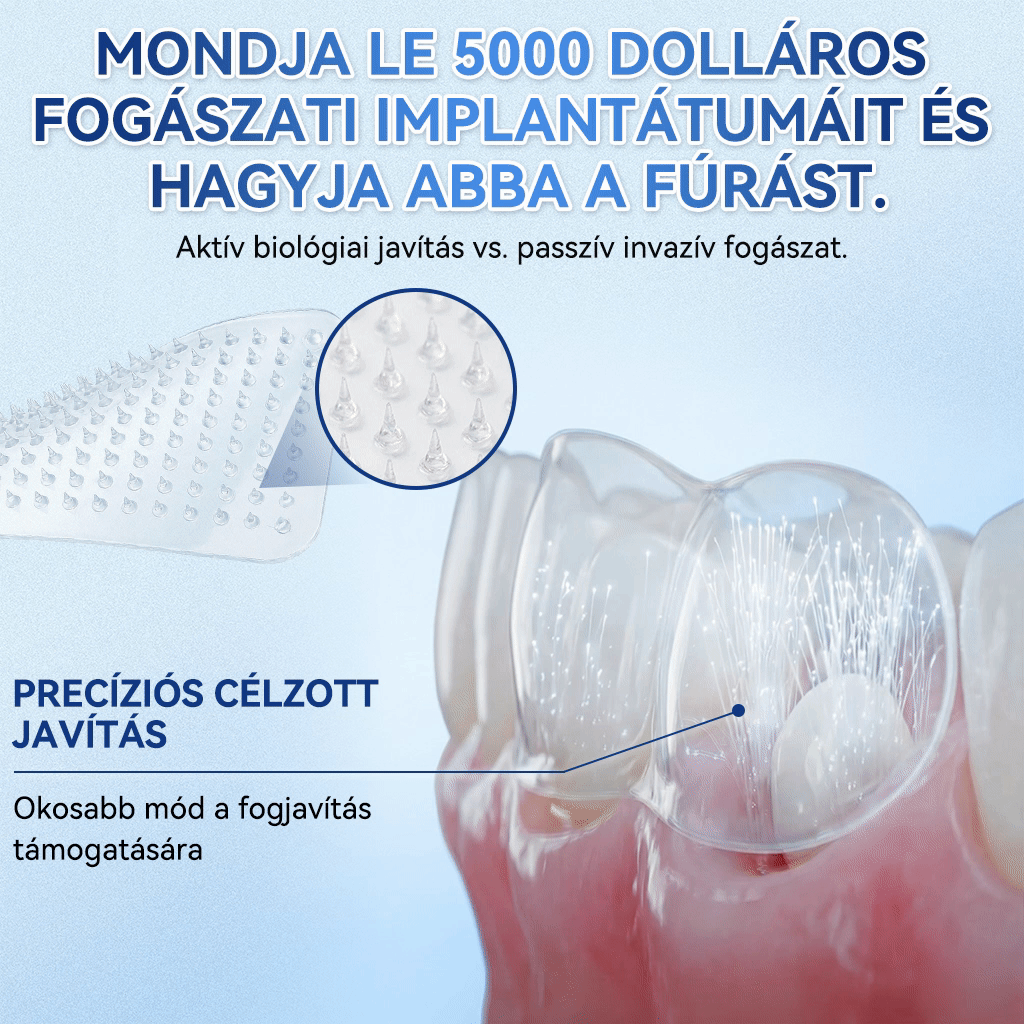 🦷𝐆𝐥𝐢𝐦𝐦𝐞𝐫𝐥𝐲® Tideglusib Fog & íny Javító mikrotűs tapasz | Fejlett őssejt-aktiváló fogcsíkok (újjáépíti a fogzománcot és a dentint • erősíti az ínyt • megszünteti a fogkövet és a szagokat • megállítja a fogérzékenységet)) 3.0