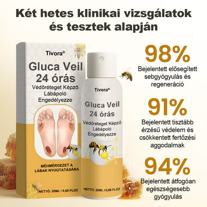 Tivora® GlucaVeil 24 órás Védőréteget Képző Lábápoló Permet